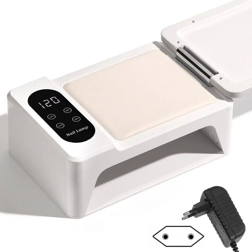 Versatile Dual Hand Nail Dryer Lamp Flip Design 96 LEDS Nail Curing Lamp 30/60/99/120s Timer 2IN1 UV Nails Lamp Salon