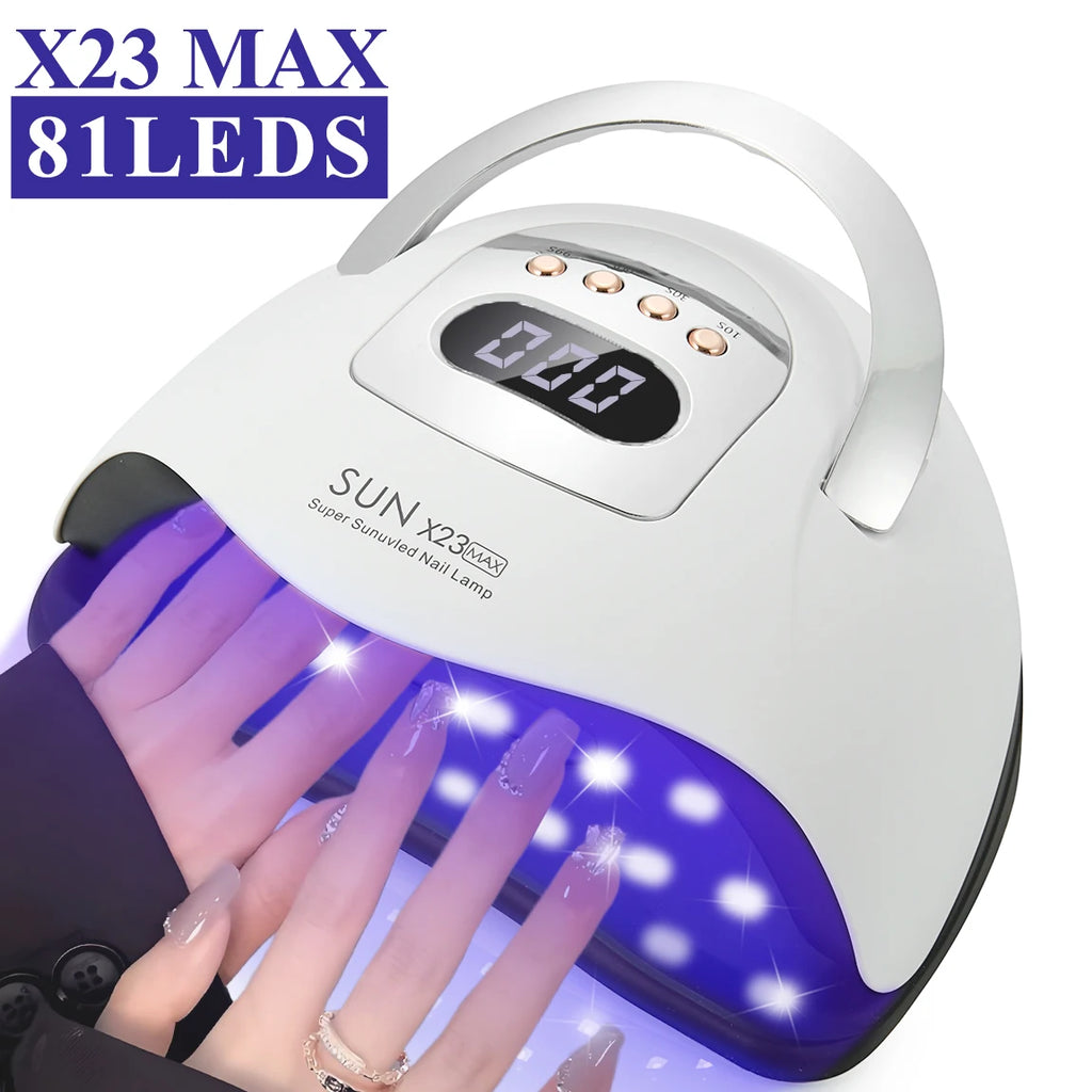 Professional Nail Dryer 81LEDs Nail Curing Lamps For Home Salon UV LED Nail Lamp For All Gel Polish Nail Equipment Manicure Tool