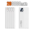 Oneplus 20,0000mAh Large Capacity Power Bank 140W Ultra-thin Fast Charging Built-in Power Bank Portable Fast Charging Power Bank