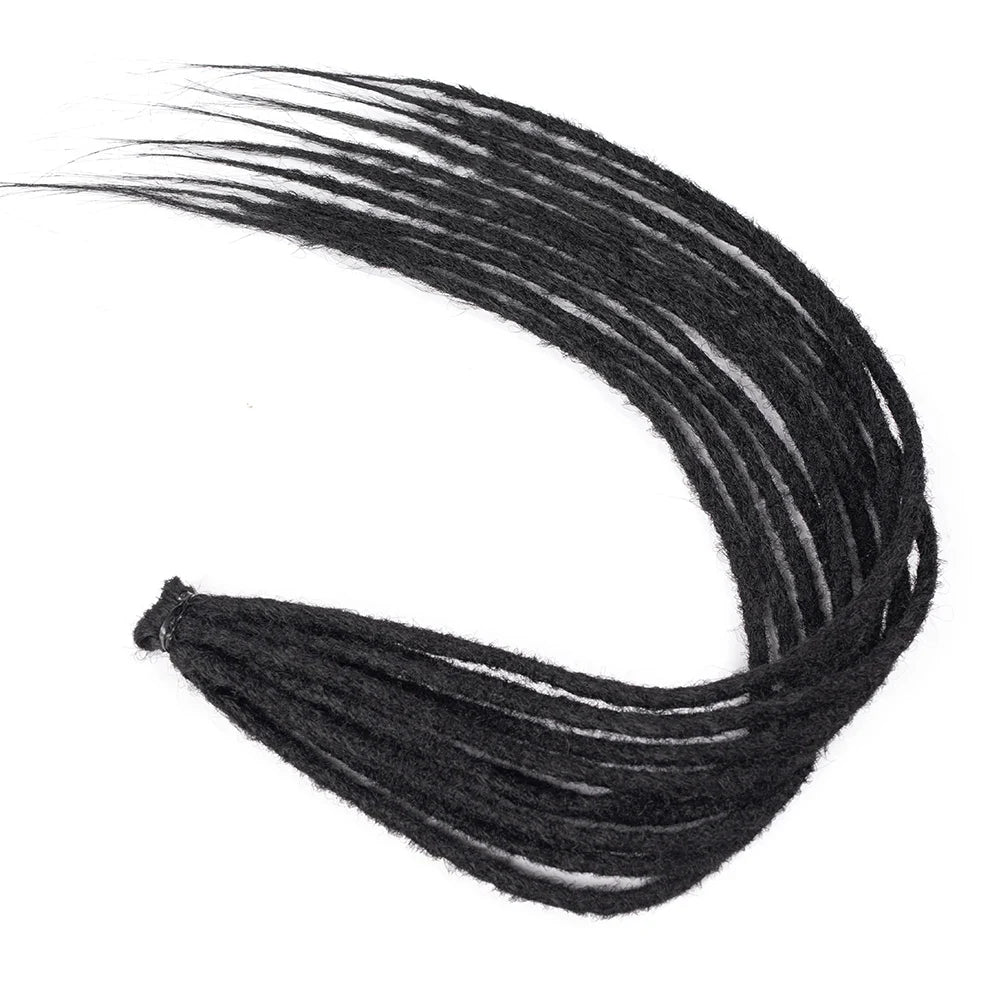 Synthetic Dreadlock Extensions 10 Root/Pack Hippie Single Ended Dreads Ombre Loc Extensions 24 Inch Reggae Style Crochet Hair