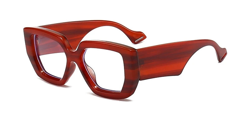 Square Reading Glasses For Women Optical Lens Prescription Men's Eyeglasses Big Thick Frames Presbyopic Eyewear Trendy