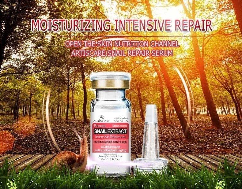 ARTISCARE Serum for Face 8pcs/Lot Hyaluron Acid Moisturizing Vitamain C Facial Essence Six Peptide Q10 EGF Skin Care