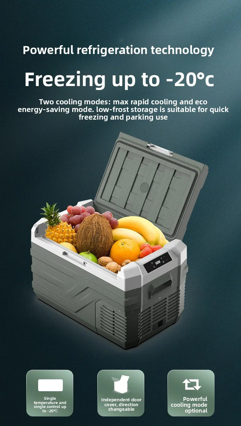 Car Home Portable Refrigerator Freezer Cooler Vehicle Indoor Dual Use Fridge