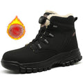 Size 47 48 Winter Work Safety Boots Men Steel Toe Work Shoes Rotating Button Waterproof Protective Men Safety Shoes Footwear
