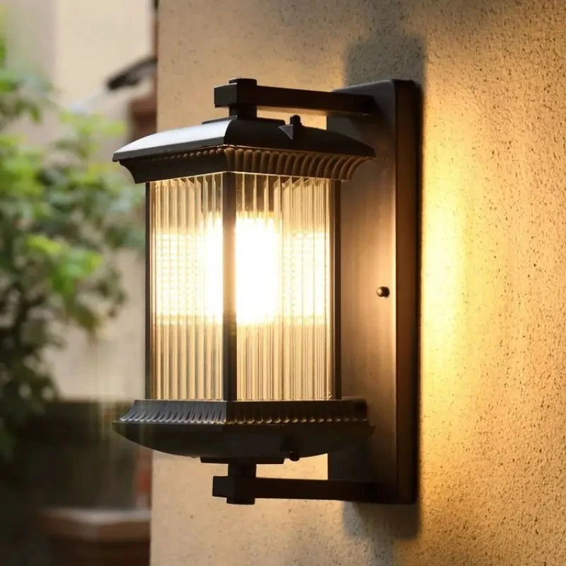 Aisle Outdoor Garden Courtyard Exterior Corridor Balcony Modern New Chinese Villa Door Light Wall Light