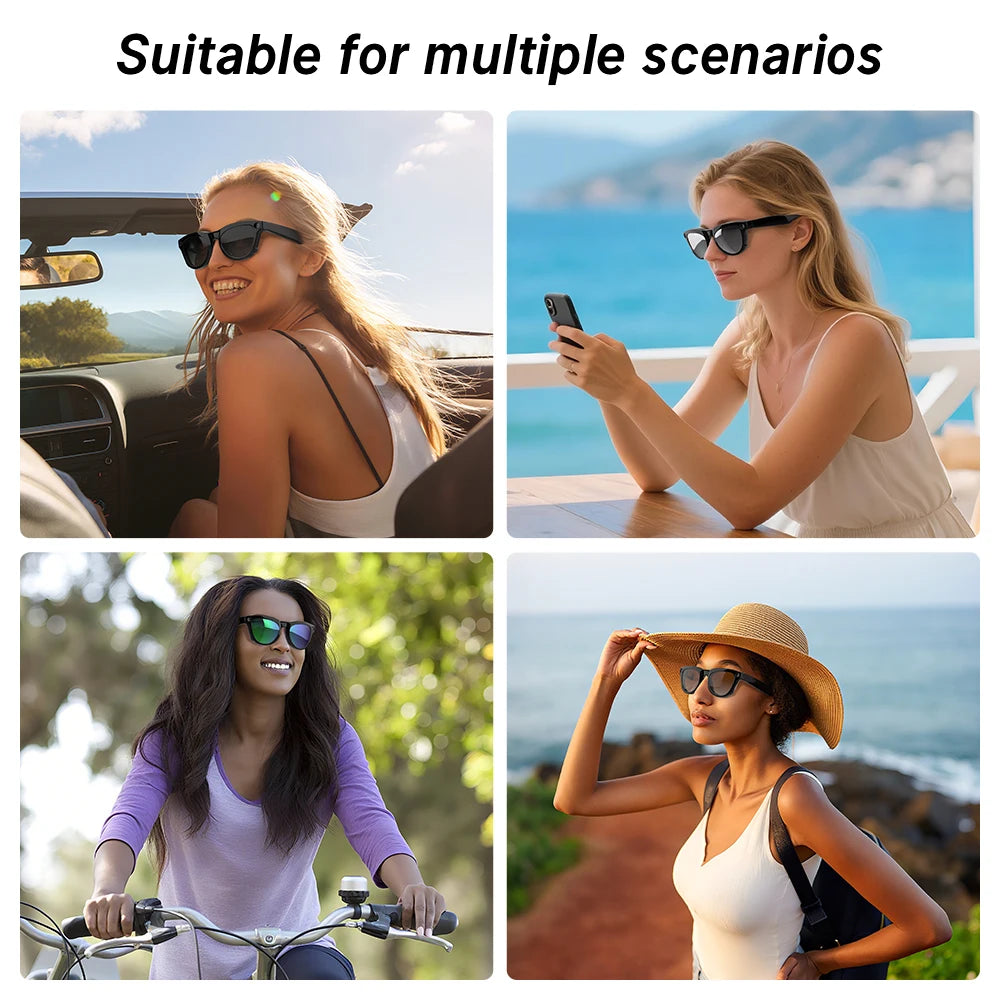 HiBLOKS For Ray-Ban Meta Skyler RW4010/RW4014 (Gen 2) Smart Glasses Clip UV Protection Sunglasses Lenses AI Glasses Accessories