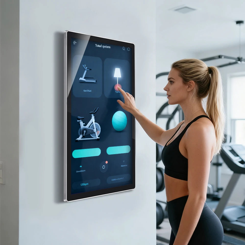 27-Inch 1000nits High Brightness LCD IP65 Waterproof Sun Readable Wall Mounted TFT Capacitive Touch Screen