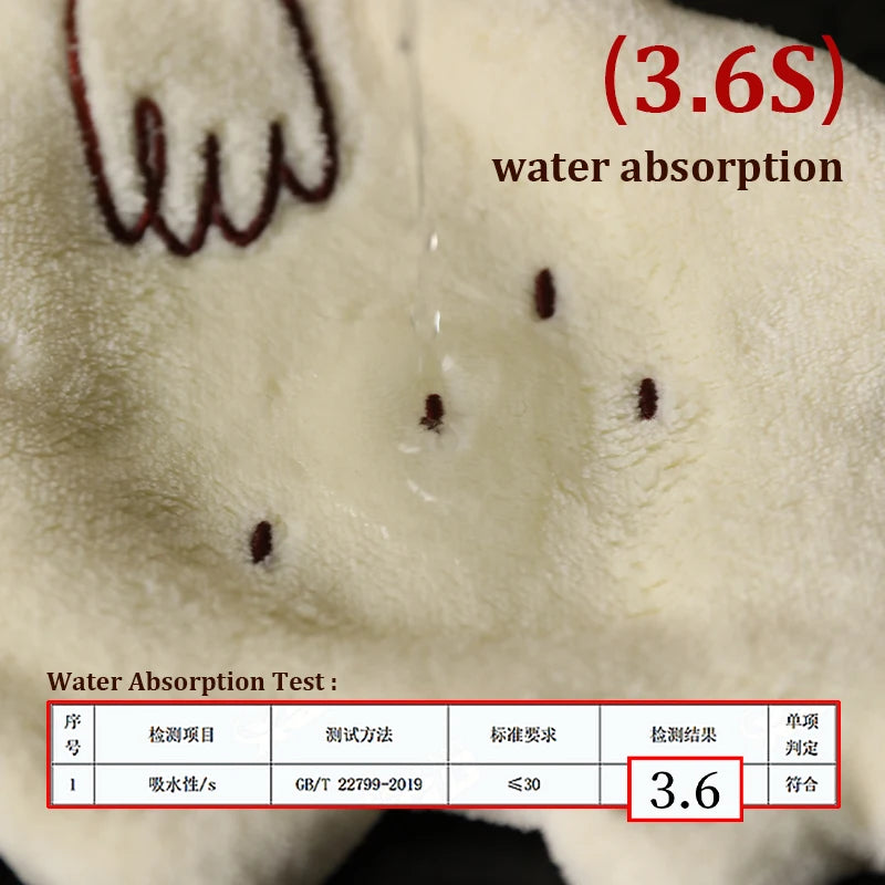 1 pc New Year'S Hand Towels - Cute, Highly Absorbent, Fashionable Kitchen Towels, Bathroom And Home Thick Towels