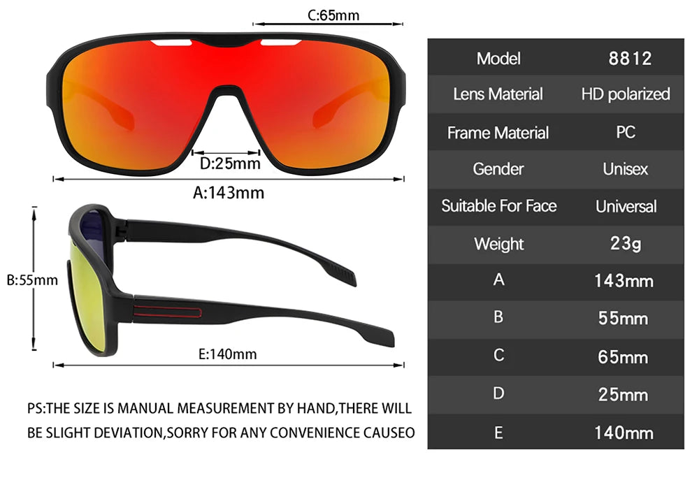Sunglasses The New All-in-One Polarized Sun Glasses With Sun Protection For Man or Women TR90 UV400