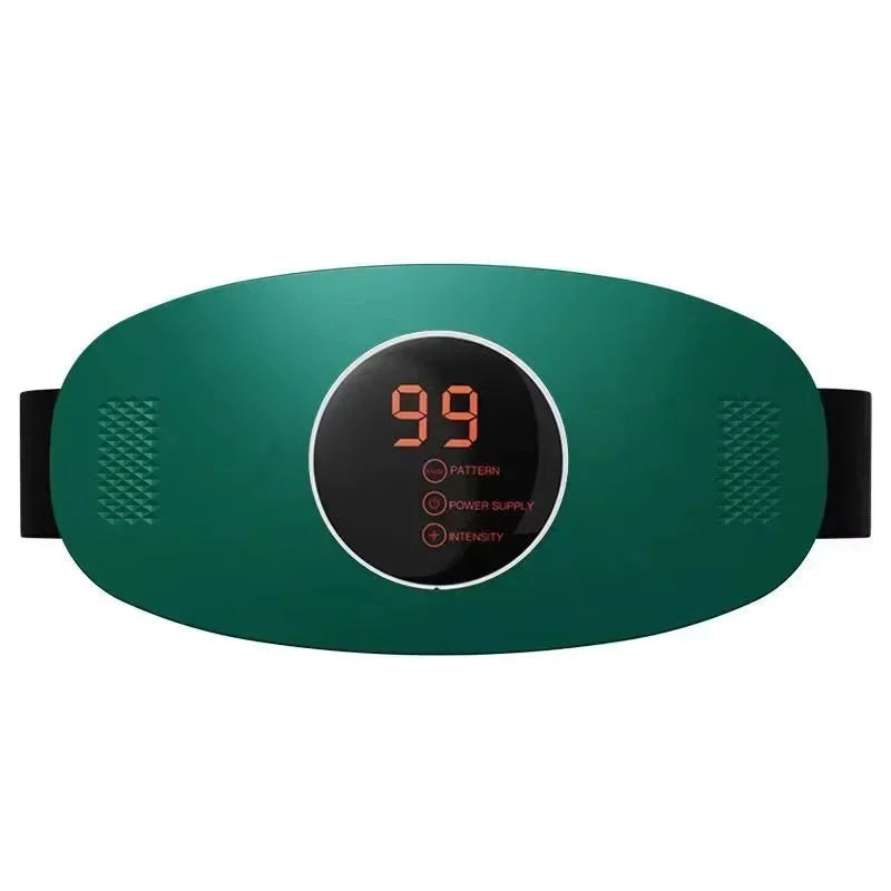 Rechargeable Waist Belt EMS Slimming Massager Fat Burning Body Shaper Vibration Belt for Weight Loss Constipation Relief