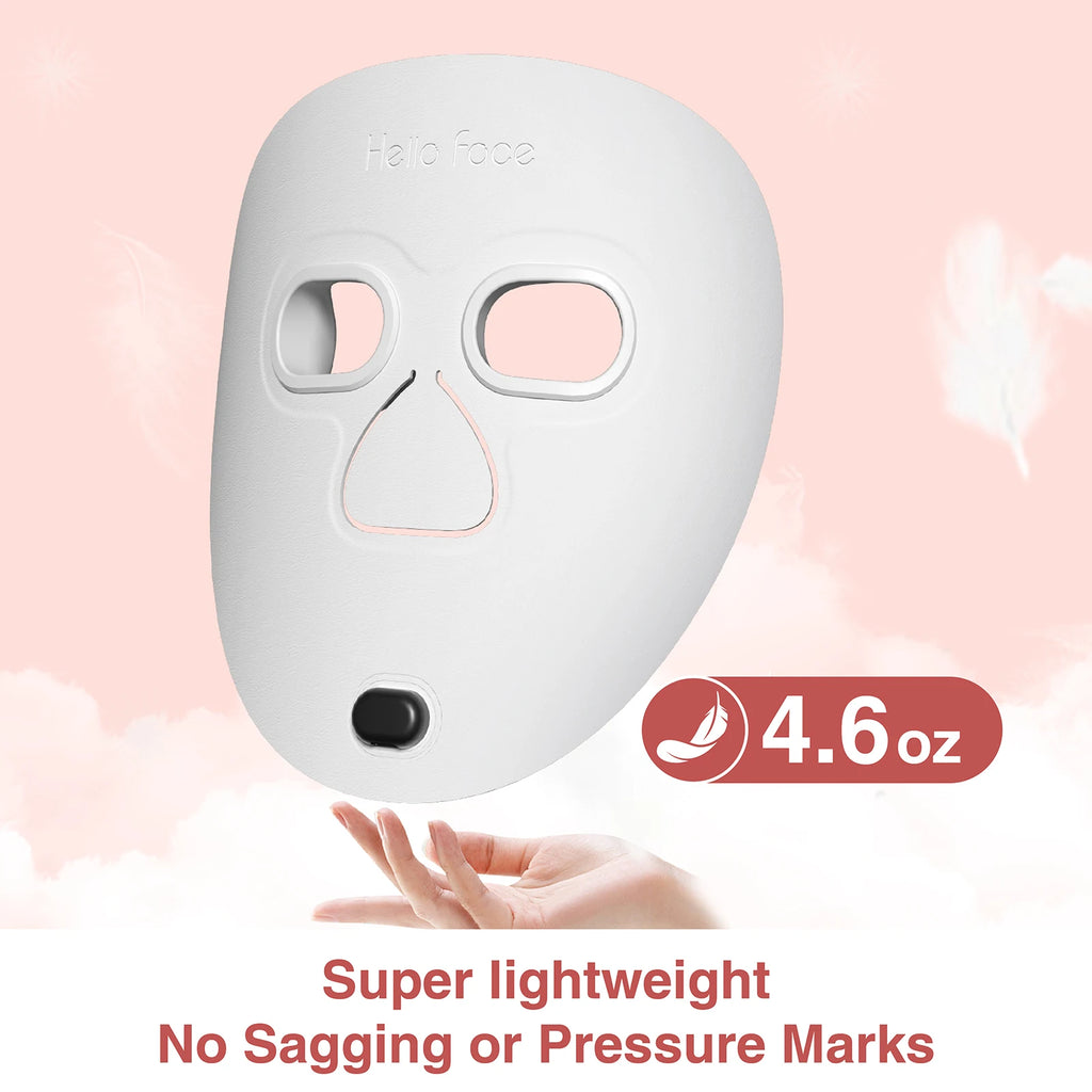 Hello Face Wireless Near-Infrared and Red Light Facial Mask For Powerful Professional Ultra-light Mask