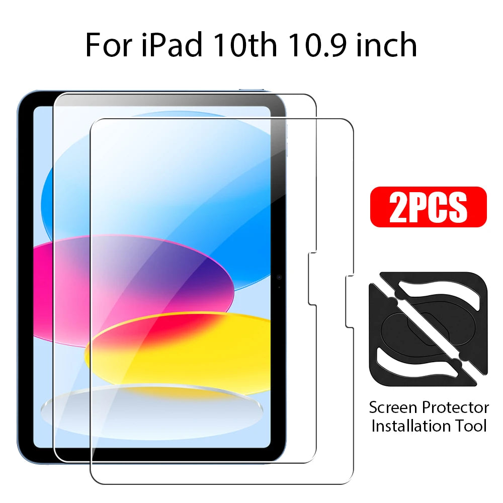 tempered glass for ipad air 11 m4 m3 m2 5 4 pro 13 m5 12.9 screen protector 11th a16 10 9 9th 10th gen mini 7 6 Protective Film