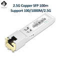 sfp 2.5g rj45 Port 100M SFP Copper Module Fiber SFP Transceiver Module Optical Ethernet Switch Compatible Mikrotik/Cisco