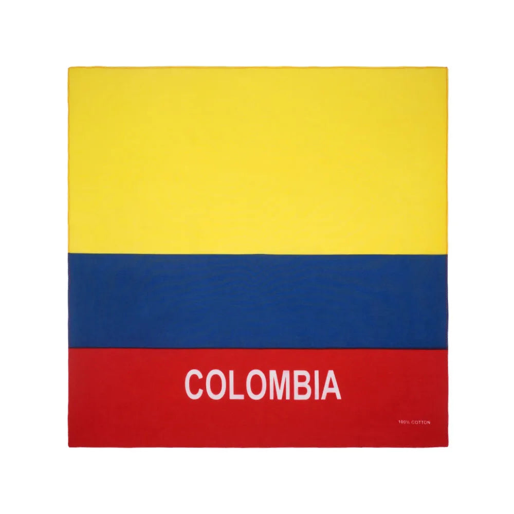 Caribbean National Flag Design Bandana 100% Cotton Running Headband Haiti/Jamaica/Guyana/Dominican Flag Scarf Hip Hop Head-wrap