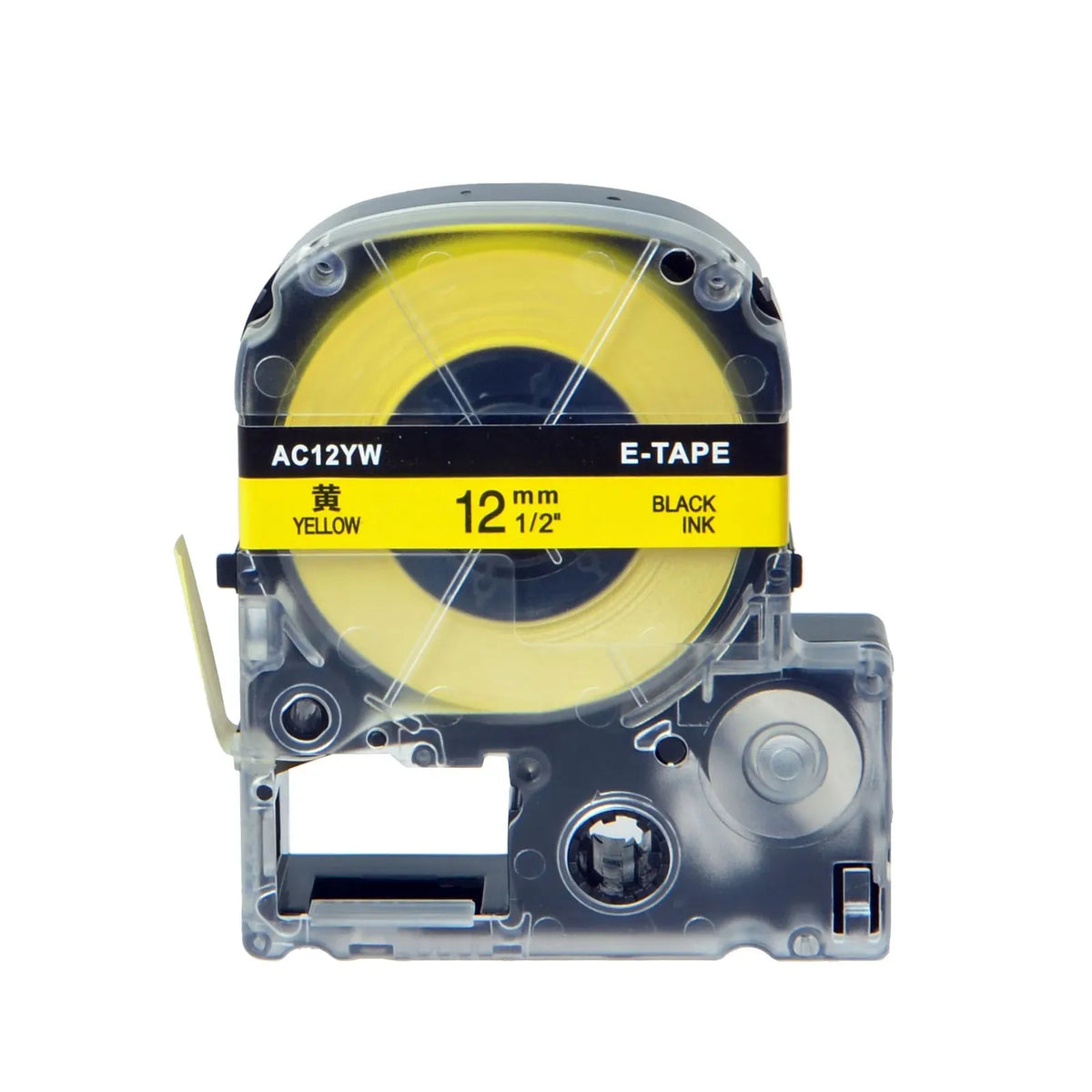 1PK 9/12/18/24mm Label Tape SS12KW SS18KW 24KW Labeling Ribbon Compatible for Epson LW-400 LW-300 LW-700 LC-4WBN9 Label Printer
