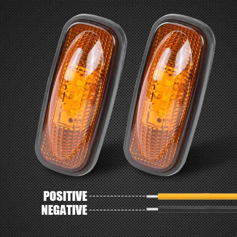 3led Truck Side Marker Light Adhesive Tape Turn Signal Lamp Rear Light Warning Stop Lamp Car Truck Trailer Tractor Lorry 12V 24V