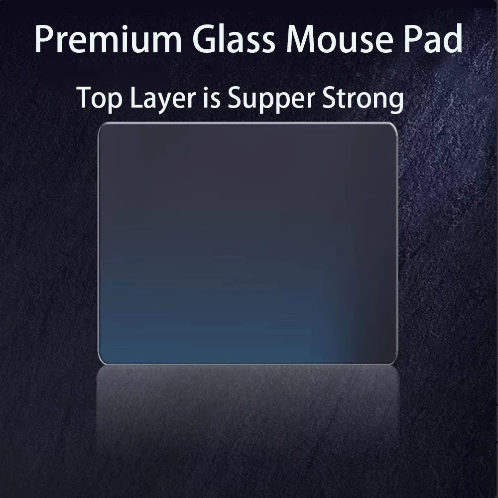 Transparent Photovoltaic Glass Mouse Pad Tempered Upgrade Smooth FPS Game & Office  Anime Theme Game Specific Mousepad Desk Mat