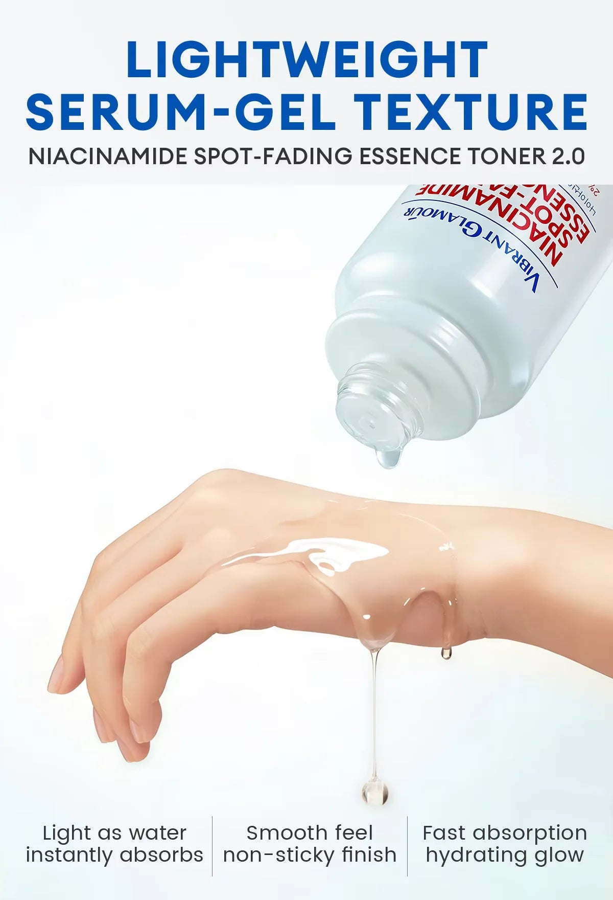 VIBRANT GLAMOUR Niacinamide Retinol Set  Face Cream Serum Toner Combo 5X Ceramide