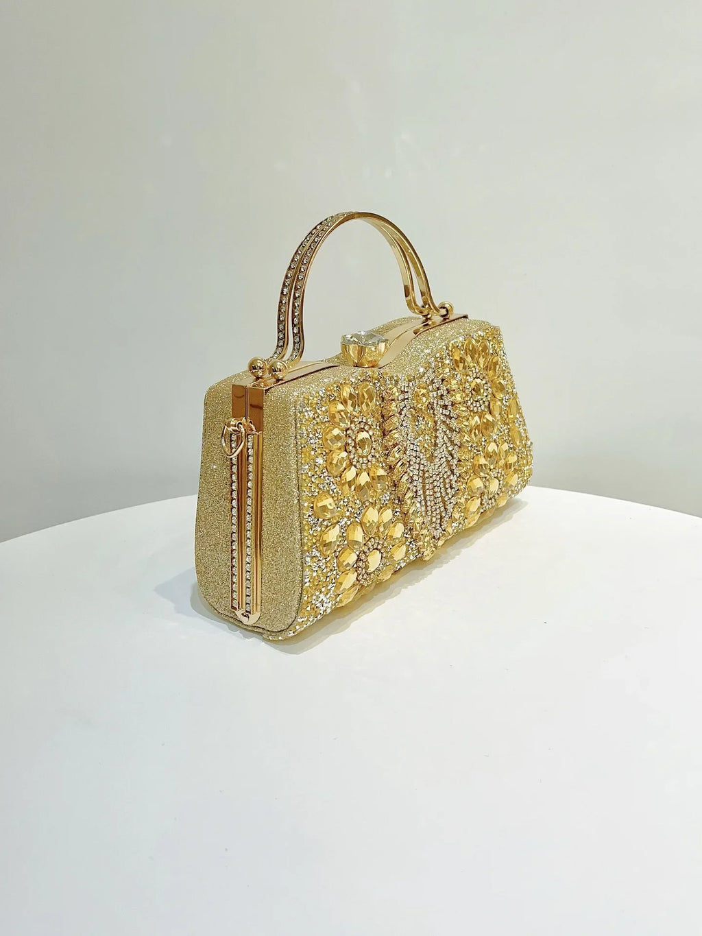 Rhinestone Women Evening Clutch Shiny Dinner Party Handbag Match For Dress Shoulder Crossbody Bag Cosmetic Phone Storage