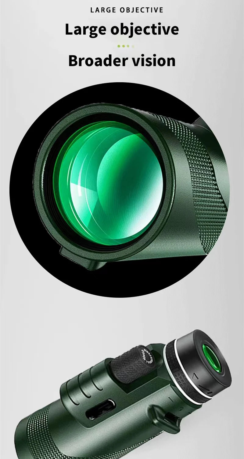 80x100 Portable Zoom HD 5000M Telescope Folding Long Distance Mini Powerful Telescope for Hunting Sports Outdoor Camping Travel