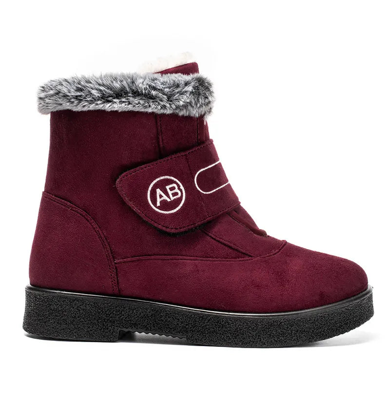 Women's Boots Super Warm Ankle Boots For Women Fur Shoes Winter Shoes Woman Snow Boots For Winter Low Heels Shoes Botas Mujer