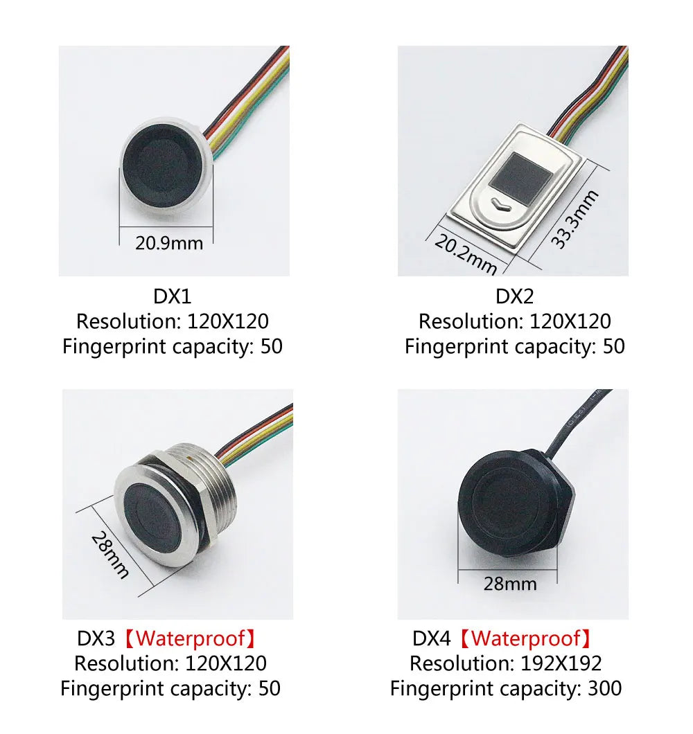 Fingerprint access control relay module DC7v-30v door lock controller Switch fingerprint  induction electric lock control board