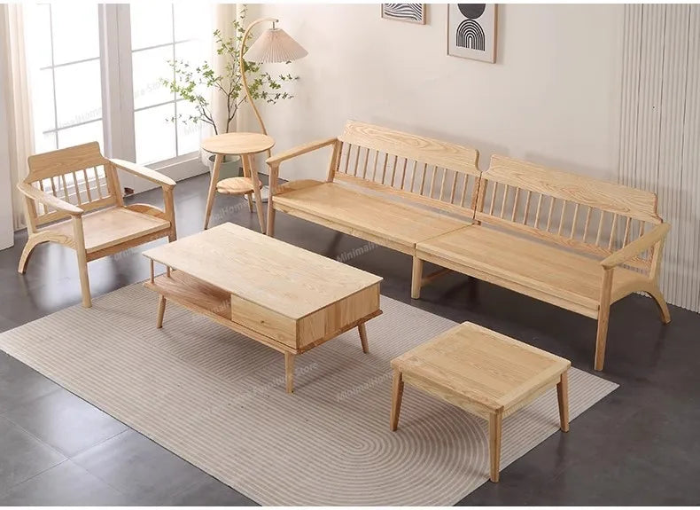 Relaxing Living Room Sofas Lounge Comfortable Wood Floor Modern Lazy Sofa Nordic Balcony European Divani Da Soggiorno Furniture