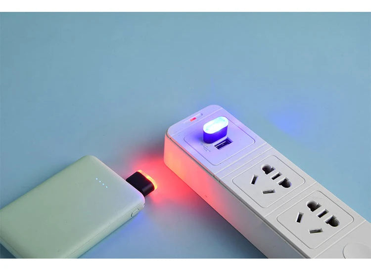 Mini LED Car Light Auto Interior Atmosphere USB Light Decor Plug And Play Lamp Emergency Lighting PC Auto Products