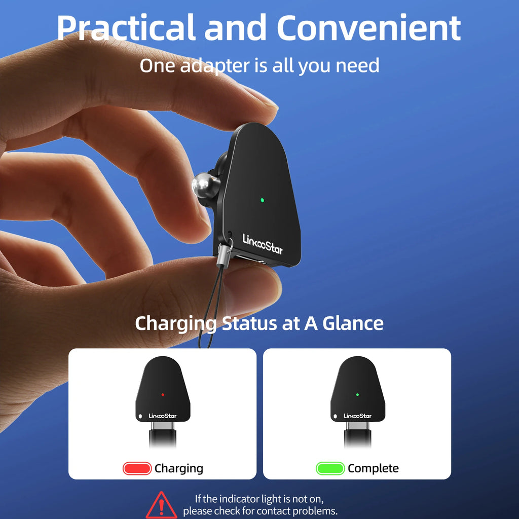Charging Adapter for Ray-Ban Meta Glasses Gen 1&2 USB C Port P Charger Connector for Wayfarer,Headliner,Skyler&Oakley