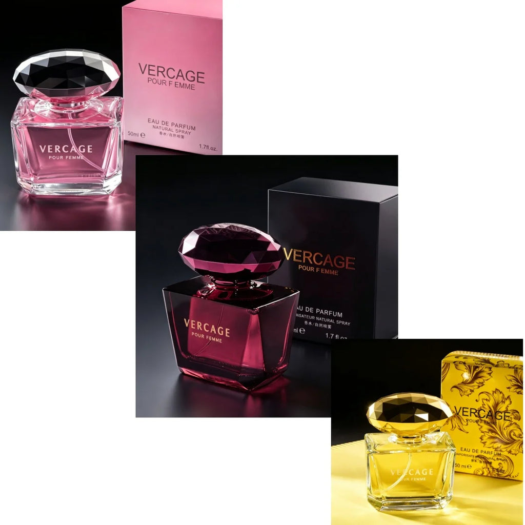 Premium Gift Box – Arabian-Style Pink Crystal Floral Cologne for Women, with Creamy Rose Scent, Made in Vietnam, Southeast Asia