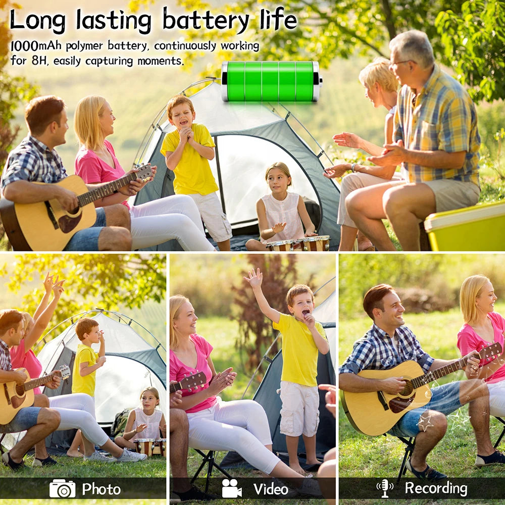 Digital Camera Wifi Ultra HD 4K Wifi Portable Video Recorder Police Infrared Night Vision Sports Camera DV Riding Camcord