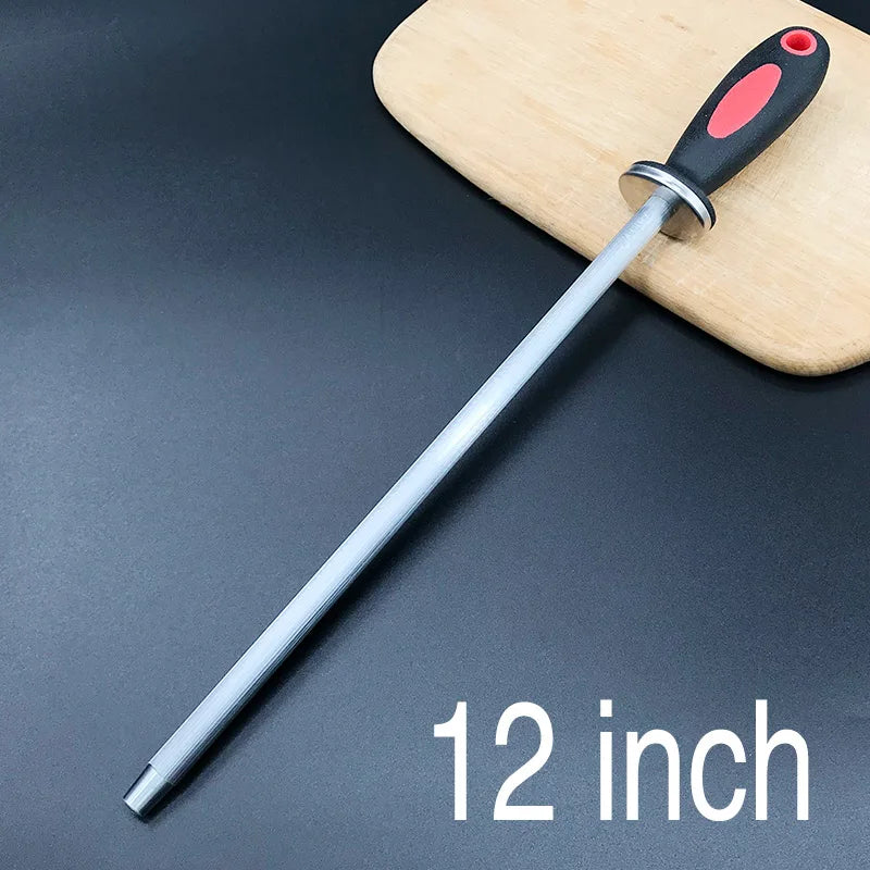 Diamond Sharpening Rod Tungsten Steel Carbon Steel  Kitchen Gadgets Slaughterhouse Butcher Ceramic Household Knife Sharpener