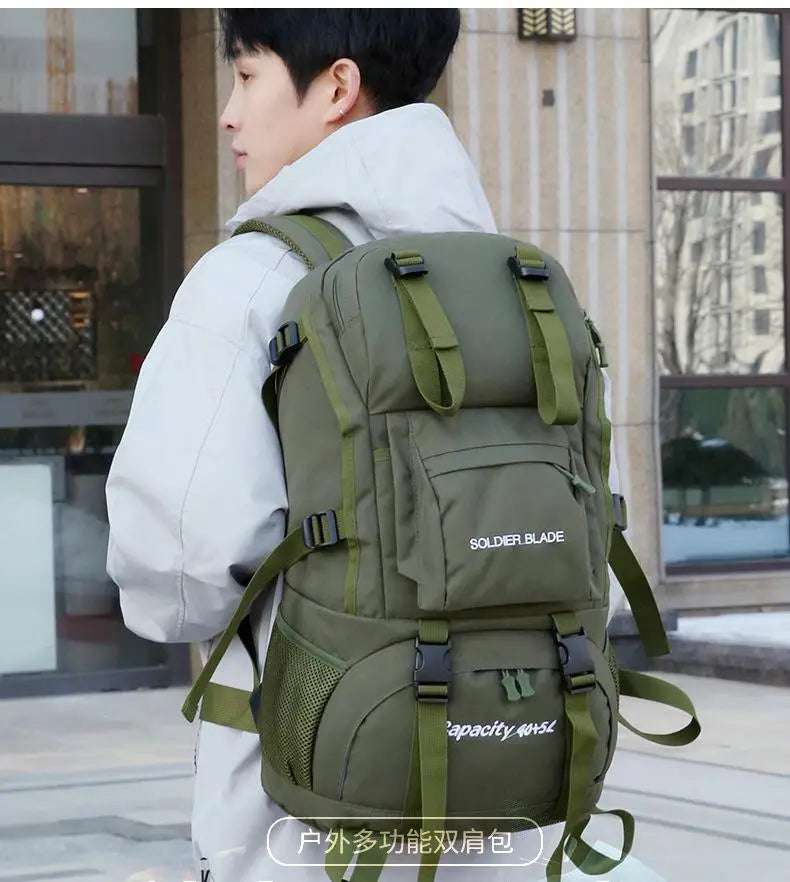 New Hiking Mountaineering Bag 50l Large Capacity Waterproof Ultra Light Outdoor Sports Backpack For Men
