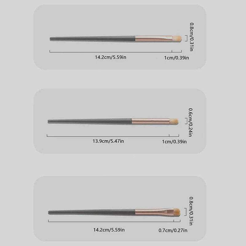Professional Makeup Brushes Set Eye Shadow Concealer Foundation Blusher Contour Shadow Soft Hair Mixed Smudge Makeup Beauty Tool
