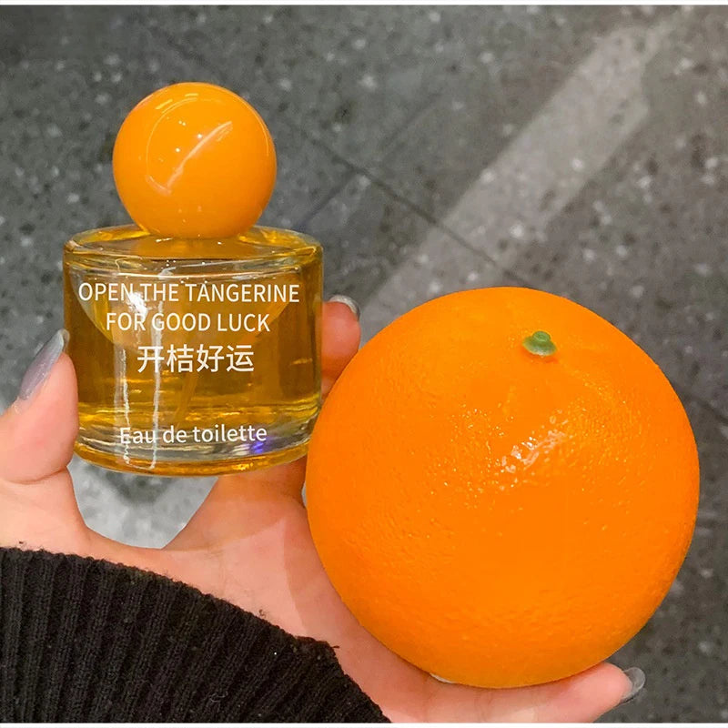 Citrus Peach Fruity Perfume Spray,Clean Fresh Women Scent,Orange Blossom/Lily/Iris/Vetiver/Lemon/Musk Light Fragrance Mist