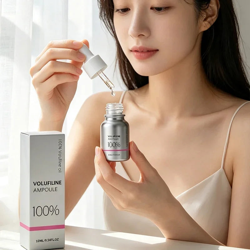 Volufiline Asiatica Ampoule 10ml Plumping Soothing Facial Serum Hydrating Moisturizing Essence Gentle Daily Skin Care Ampoule