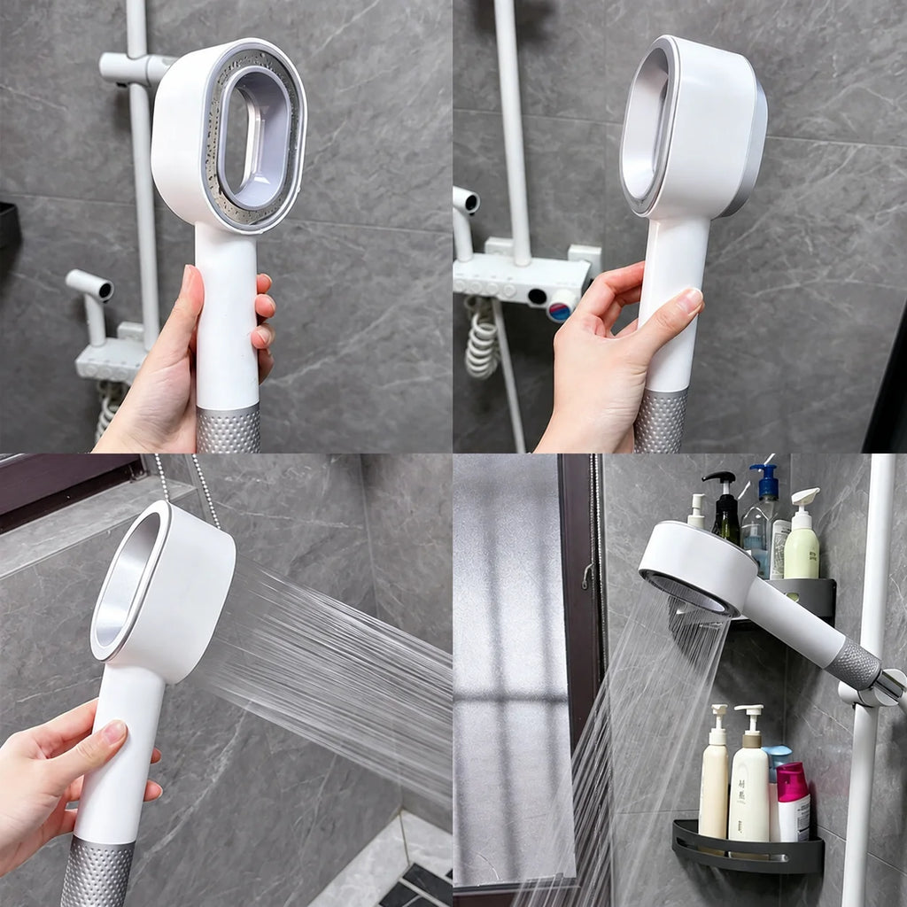 High Pressure Filter Shower Head Nozzle Impurities Beauty Purification Bathroom Showerhead Accessories Universal Water Saving