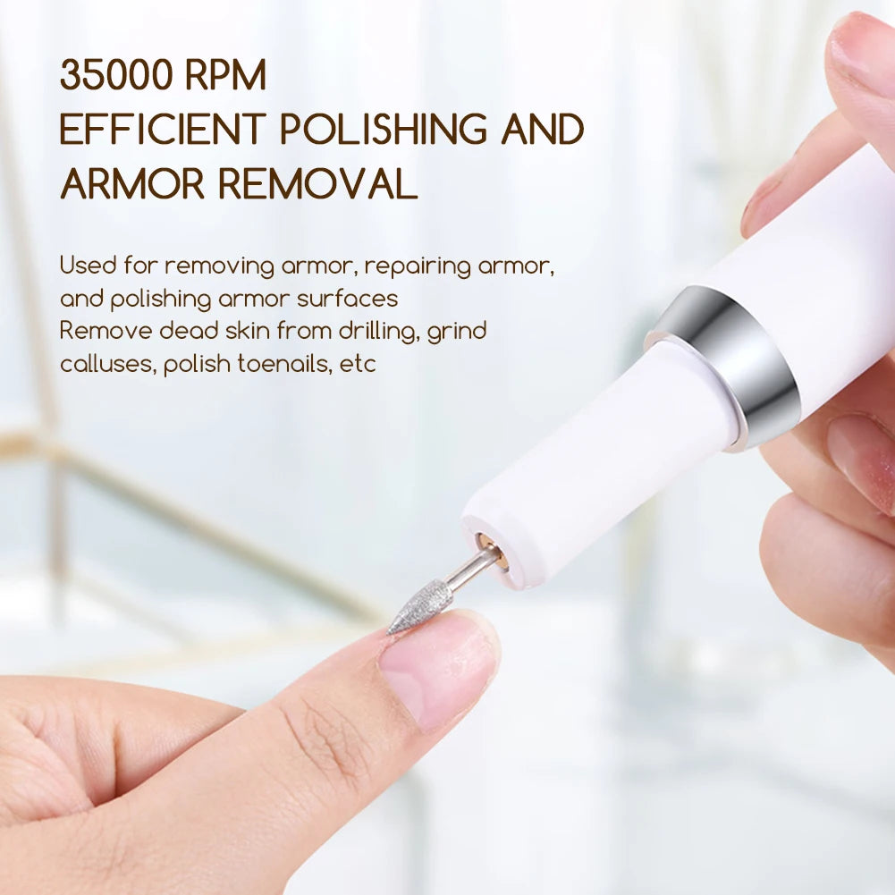 Professional Nail Drill Machine for Acrylic Nails 35000RPM Electric Nail Drills Kit for Manicure Pedicure