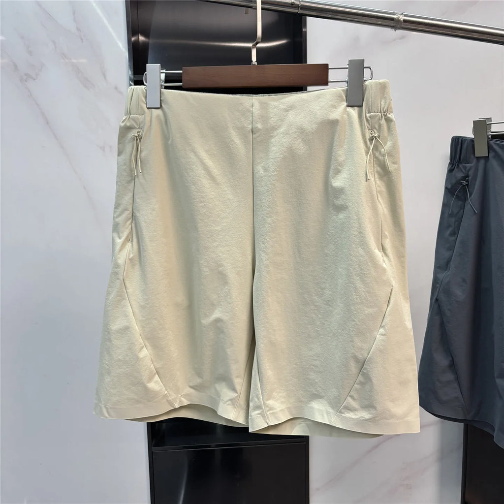 Men's Outdoor Quick Dry Breathable Fabric 3D Tailored Shorts Summer Five-Quarter Pants Short Pants Comfortable Lightweight