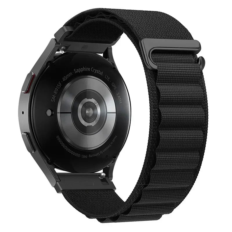 20mm 22mm Alpine Nylon Loop Band For Realme Watch 5/S/3 Oneplus Watch Lite/3/2/2R Comfortable Strap For Xiaomi Watch 5/S4-3-2-1