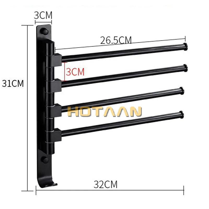 Towel Holder Porte Serviettes Salle Bain Kitchen Bathroom Toalha Banheiro Toallero Adhesivo Towel Rack Accroche Torchon Mural