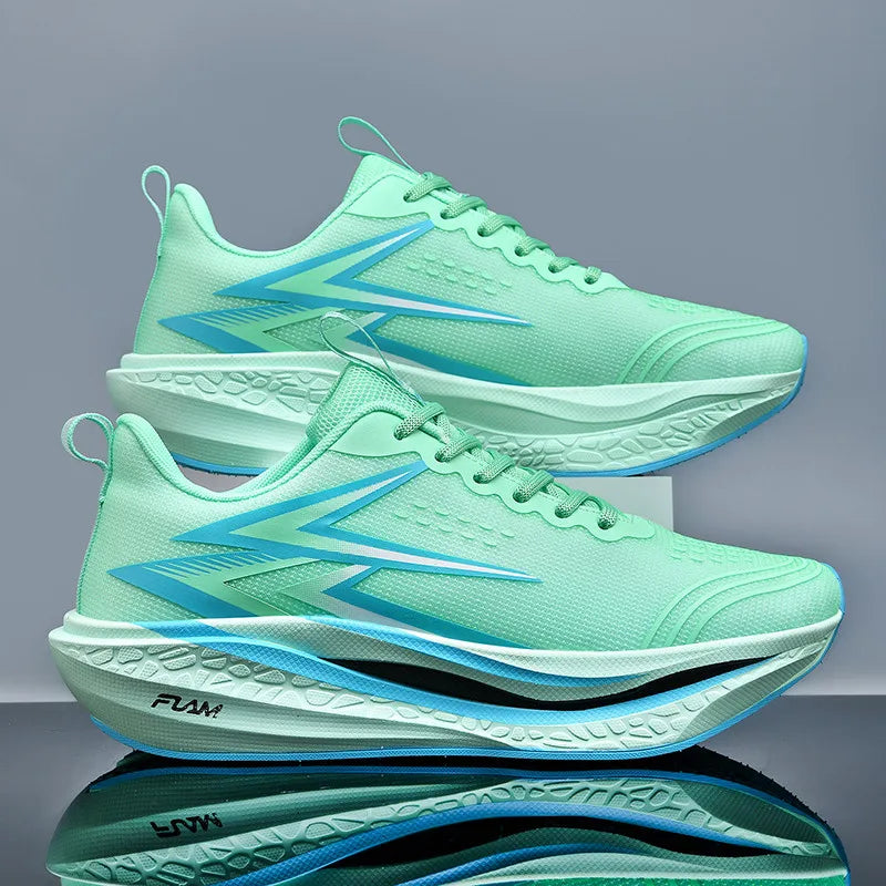 Running Shoes Speciality Marathon Men Sports Breathable Lightweight Carbon Board Women's Comfortable Athletic Nonskid Sneakers