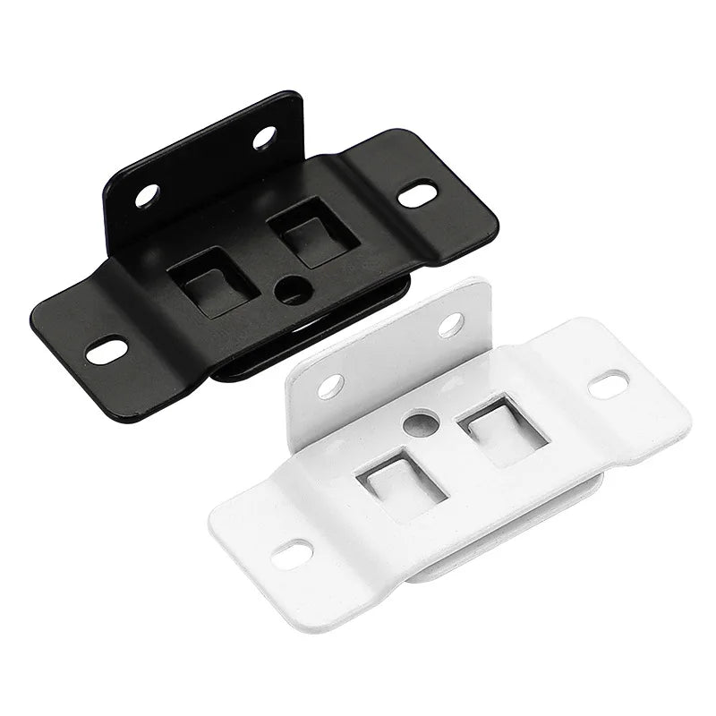 4 Pair Metal Fixing Buckle Two in One Insert Furniture Laminate L Shaped 90 Degree Connector Bracket Hardware Easy Install Home