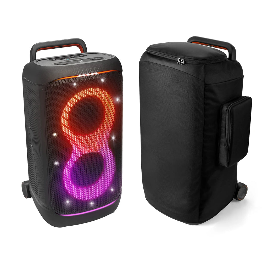 For JBL PartyBox 520 Speaker Carry Cover Zipper Closure Party Speaker Dust Cover Anti-Scratch Thicken Nylon Speaker Storage Bag