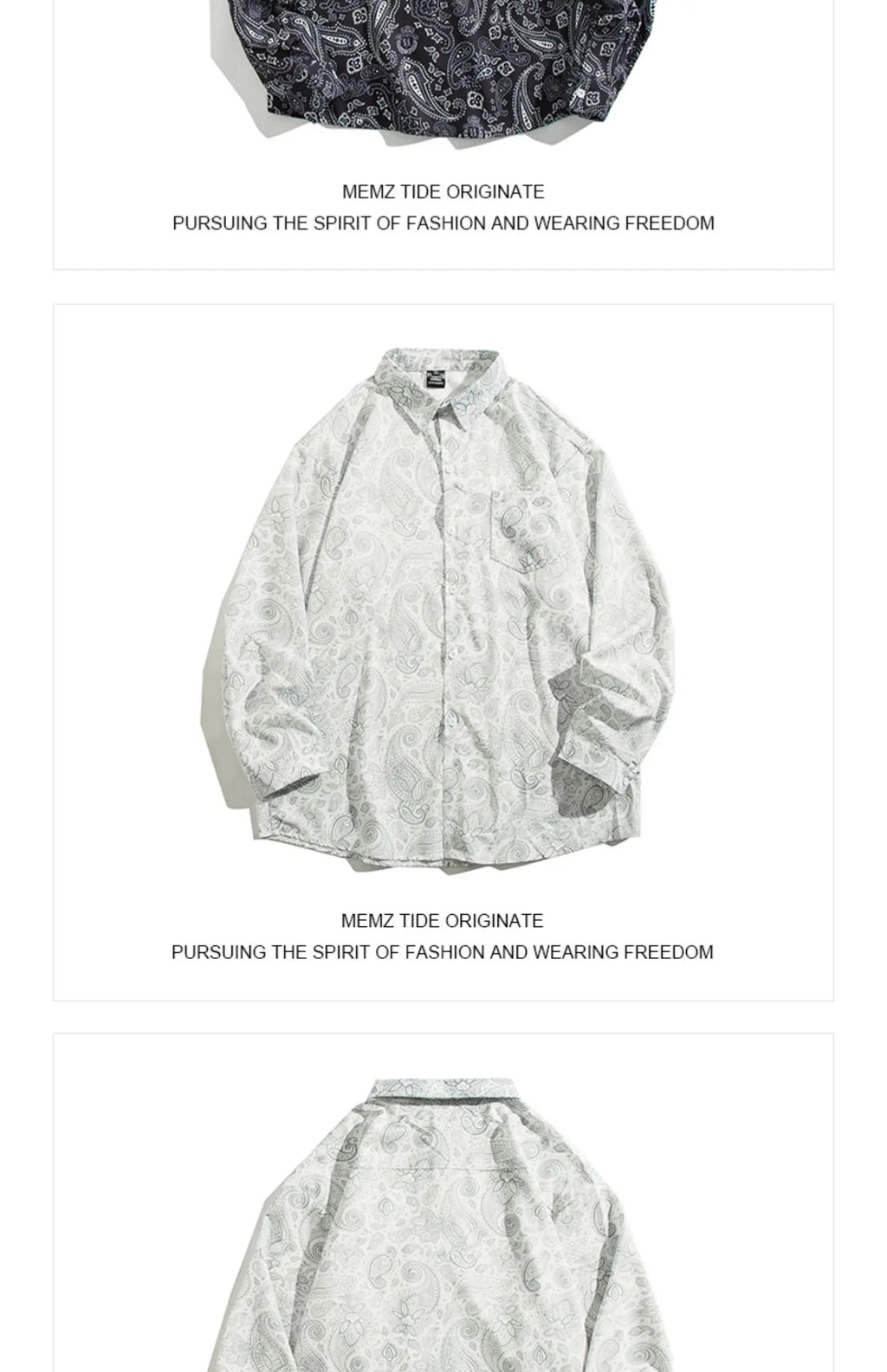 Memz Trendy Long Sve Loose Fit Collared irt for Men with Texture Embroidery Hong Kong Sle Versatile Faionable irt