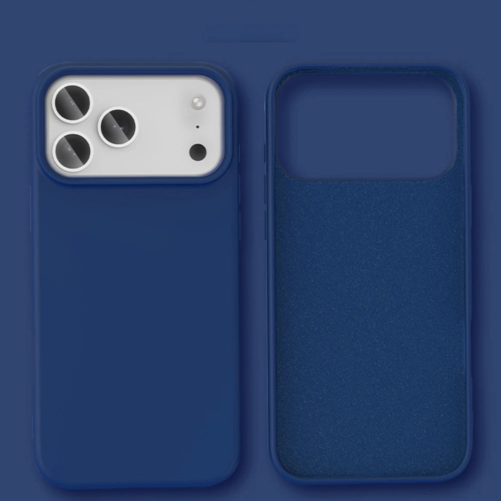 Shockproof Soft Liquid Silicone Phone Case For iPhone 18 17 Air 16 16E 15 14 13 12 11 Pro Max Plus Skin Feeling Protection Cover