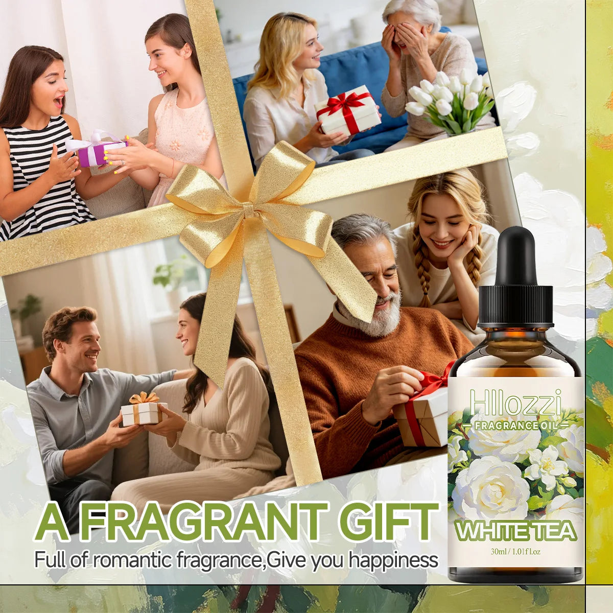 White tea jasmine essential oil is fresh and elegant, with a sweet aroma. Suitable for diffusers and air purifiers.