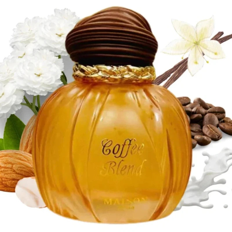 100ml Unisex Eau De Parfum Oriental Vanilla Coffee Perfume Sweet Almond Milk Caramel Musk Long Lasting Scent EDP for Women Men