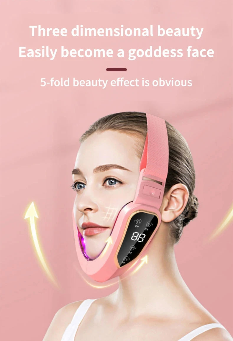 HOT NEW Lifting Massager Electric Facial Massager V-line Face Lifting Slimming Vibration Device Home Use Beauty Tool