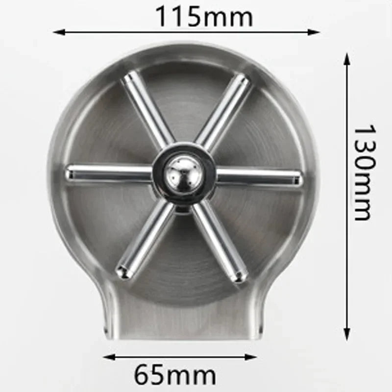 Glass Cup Bottle Washer Cleaner Beer Bar Glass Rinser Faucet Sink Accessories 304 Stainless Steel Glass Rinser for Kitchen Sinks